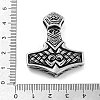 Viking 304 Stainless Steel Pendants STAS-N105-04H-AS-3