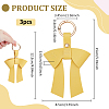 PU Leather Keychains KEYC-WH0029-129A-2