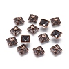 Tibetan Style Alloy Bead Caps X-RLF0893Y-1