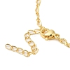 Real 18K Gold Plated Brass Micro Pave Clear Cubic Zirconia Pendant Necklaces for Women NJEW-K381-03A-G-3