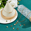 12Pcs 2 Styles Brass Micro Pave Cubic Zirconia Links Connectors KK-HS0015-22A-5
