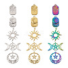  Jewelry 30Pcs 15 Style 304 Stainless Steel Pendants STAS-PJ0001-36-1