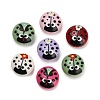 Printed Opaque Acrylic Printed Beads AC-CBA6BCC-02-1
