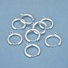 201 Stainless Steel Huggie Hoop Earring Findings STAS-P283-01G-S-2