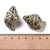 Natural Dalmatian Jasper Carved Figurines DJEW-L023-H13-3