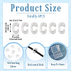 6Pcs 925 Sterling Silver Hollow Initial Beads STER-TA0001-53C-5