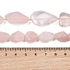 Natural Rose Quartz Beads Strands GG-CBA3D9B-11-5