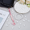 180Pcs Rondelle Silicone Focal Beads SIL-SP0001-20A-4