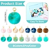 40Pcs 8 Styles Acrylic Pendants PALLOY-YW00204-2