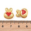 Brass Enamel Beads KK-CBA3297-07A-G-3