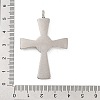 Retro 304 Stainless Steel Big Pendants STAS-I205-12AS-3