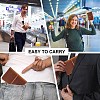 Rectangle Leather Travel Passport Wallet Cover AJEW-WH20007-03C-5