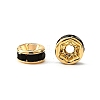 Brass Rhinestone Spacer Beads RB-A014-Z6mm-02G-3