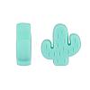 20Pcs Cactus Food Grade Eco-Friendly Silicone Focal Beads JX906I-1