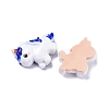 Opaque Cute Animal Resin Decoden Cabochons RESI-B024-02F-2