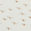200Pcs Rack Plating Brass Round Spacer Beads KK-PA0001-01-7