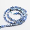 Faceted Natural Agate Round Beads Strands X-G-E318B-4mm-02-2