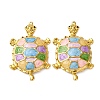 304 Stainless Steel Enamel Big Pendants STAS-L299-24G-03-1