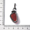 Natural Carnelian(Dyed & Heated) Pendants G-K338-42AS-06-3