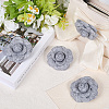 4Pcs Cloth Art Camelia Brooch Pins JEWB-CN0001-03B-3
