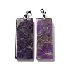 Natural Amethyst Big Pendants G-H286-06P-07-1