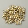 Brass Clear Cubic Zirconia Connector Charms RB-WH0005-002A-KCG-2