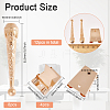 DIY Alloy Bolo Tie Making Finding Kit FIND-CA0009-03KCG-2