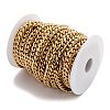 304 Stainless Steel Cuban Link Chain STAS-B019-02C-G-4