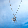 Zinc Alloy Coconut Leaf Jewelry Sets SJEW-BB16592-8