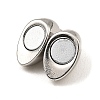 Non-Tarnish 304 Stainless Steel Magnetic Clasps X-STAS-K265-01A-P-4