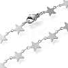 304 Stainless Steel Link Chain Necklaces X-STAS-I156-26P-2