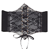 Cloth Wide Elastic Corset Belts AJEW-WH0505-62B-1