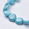 Natural Howlite Beads Strands X-TURQ-K003-10-3