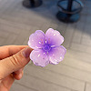 Flower Plastic Claw Hair Clips PW-WG3FA62-27-1