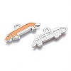 Rack Plating Alloy Enamel Pendants LS-PALLOY-T075-156-3