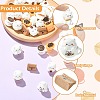 40Pcs 8 Styles Resin Display Decoration AJEW-CJ0001-84-3