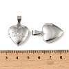 316 Stainless Steel Locket Pendants LS-STAS-K321-22P-3