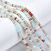 Synthetic Aqua Terra Jasper  Beads Strands G-S366-102A-5