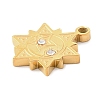 304 Stainless Steel Rhinestone Pendants RB-CBAB4B7-01C-G-2