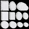800Pcs 8 Styles Lace Paper Greaseproof Wrap Tissue AJEW-TW0001-14-1