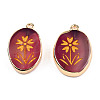 Natural Agate Pendants G-N326-154F-3