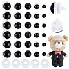 60Pcs 5 Styles Plastic Craft Doll Eye DIY-PH0030-10-1