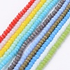 Imitation Jade Glass Beads Strands GLAA-R135-2mm-M1-1