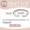 30Pcs Korean Waxed Polyester Cord Bracelet Making YC-TADJ0001-02E-3