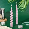 SUPERFINDINGS 2Pcs 2 Style DIY Spiral Taper Candle Silicone Mold CAND-FH0001-01-2