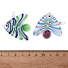 Handmade Lampwork Pendants LA-N048-02-4
