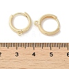 Brass Hoop Earrings Finding KK-H455-62G-3