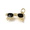 Brass Enamel Pendants KK-C262-53G-1