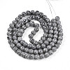 Transparent Baking Paint Glass Beads Strands DGLA-N009-10mm-10-3