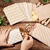 50Pcs 5 Styles Kraft Paper Bags CARB-TA0001-06-5